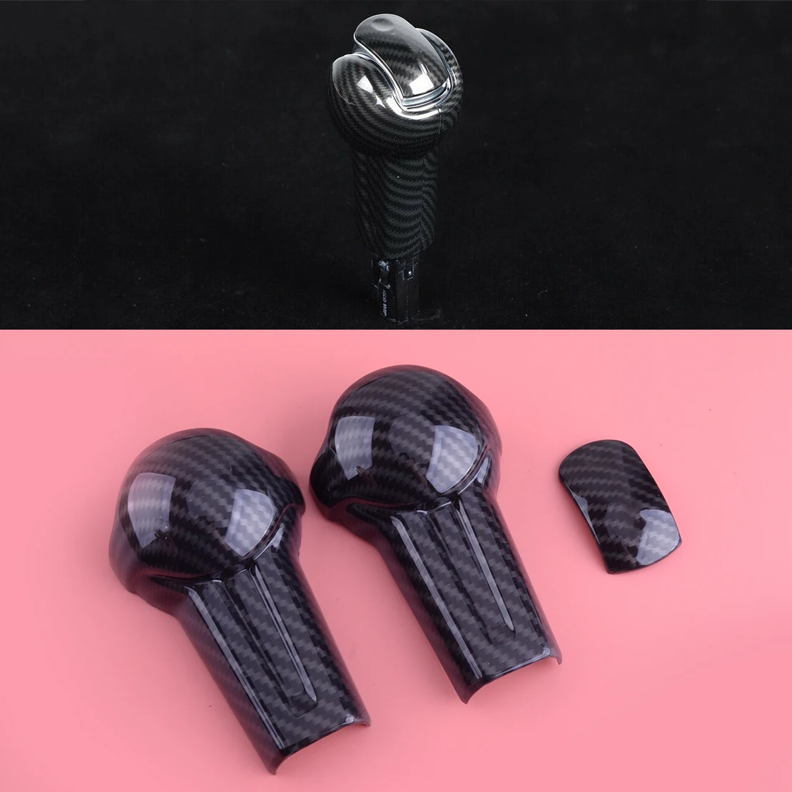 3pcs Car Interior Gear Shift Knob Head Cover Trim Black Carbon Fiber Style Fit For Ford Mustang 2015 2016 2017 2018 2019 2020
3pcs Car Interior Gear Shift Knob Head Cover Trim Black Carbon Fiber Style Fit For Ford Mustang 2015 2016 2017 2018 2019 2020