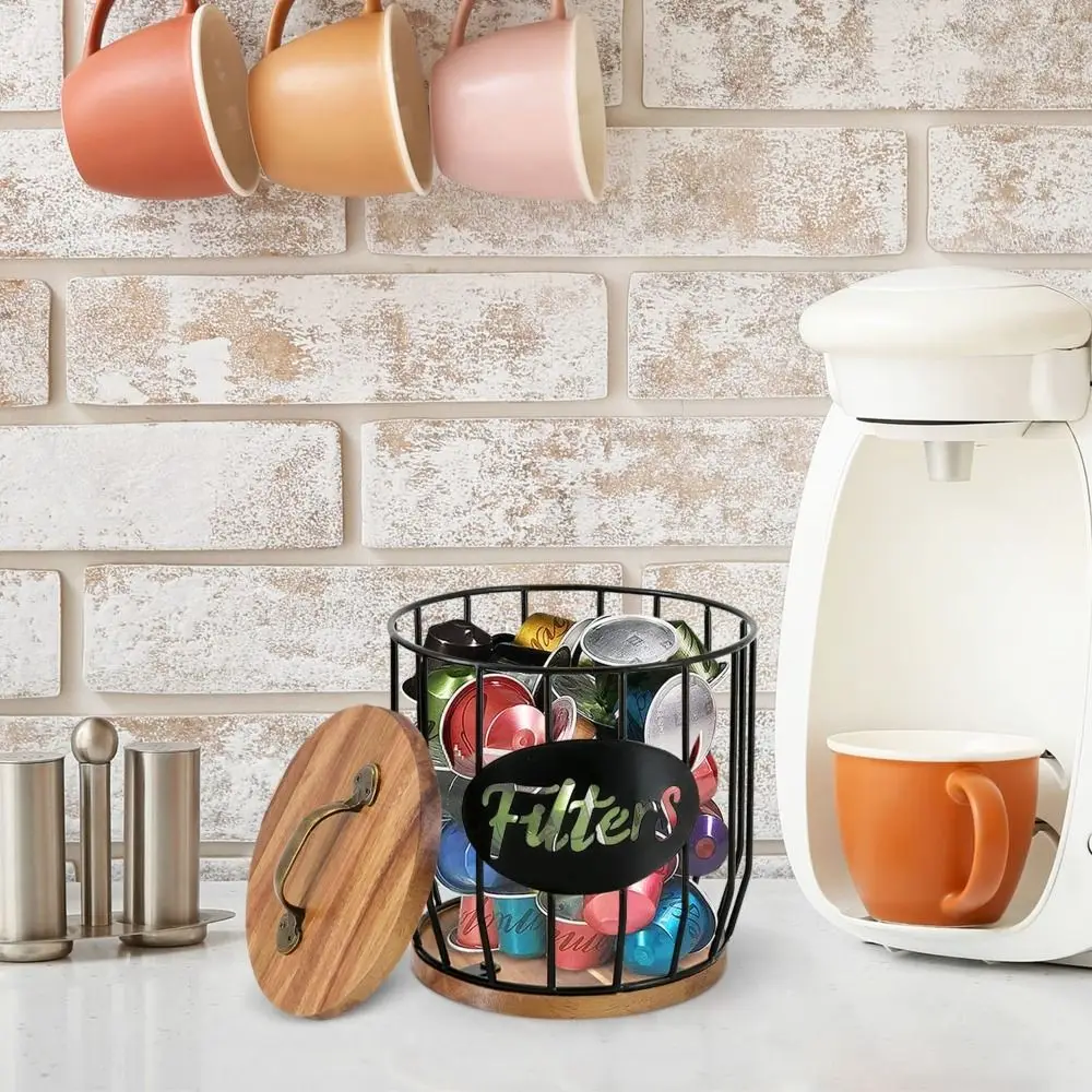 Coffee Filter Holder with Lid Coffee Filter Holder Round Coffee Filter Holder Storage Coffee Decor
Coffee Filter Holder with Lid Coffee Filter Holder Round Coffee Filter Holder Storage Coffee Decor