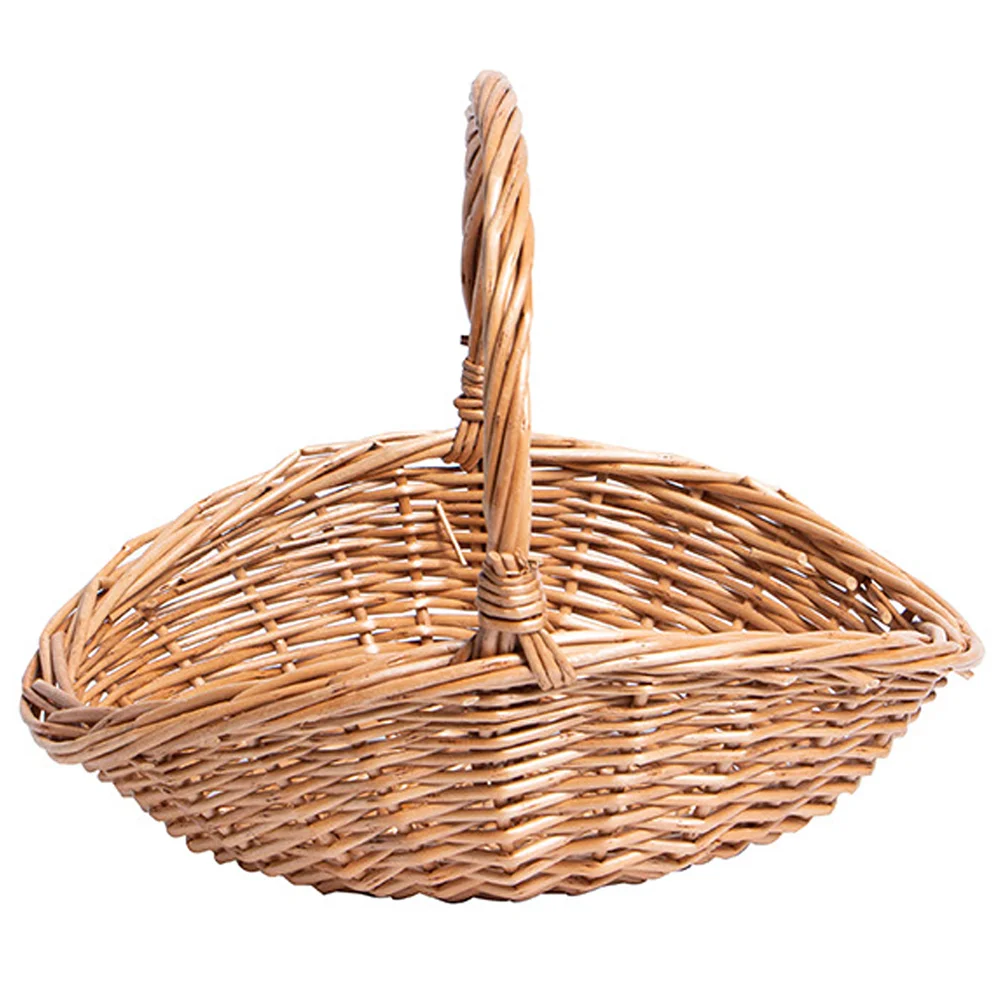 Hand-made Wicker Fruit Basket With Handle Picnic Supply Accessories Delicate Grocery Portable Fruit Wicker Travel Food
Hand-made Wicker Fruit Basket With Handle Picnic Supply Accessories Delicate Grocery Portable Fruit Wicker Travel Food