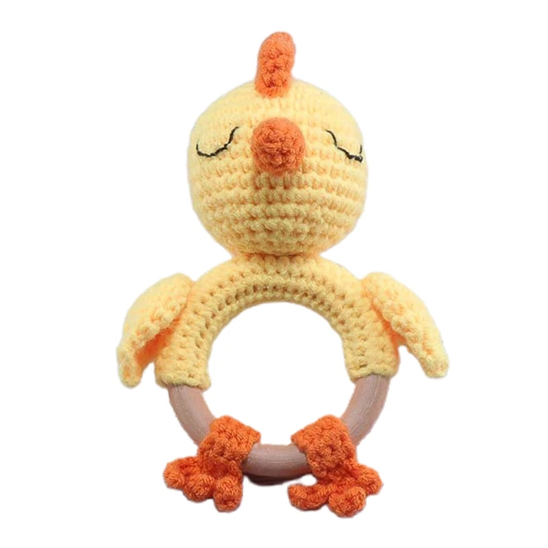 Handmade Crochet Animal Rattle Baby Wooden Teether Ring Infant Teething Nursing Soother Molar Toys Newborn Shower Gifts
Handmade Crochet Animal Rattle Baby Wooden Teether Ring Infant Teething Nursing Soother Molar Toys Newborn Shower Gifts