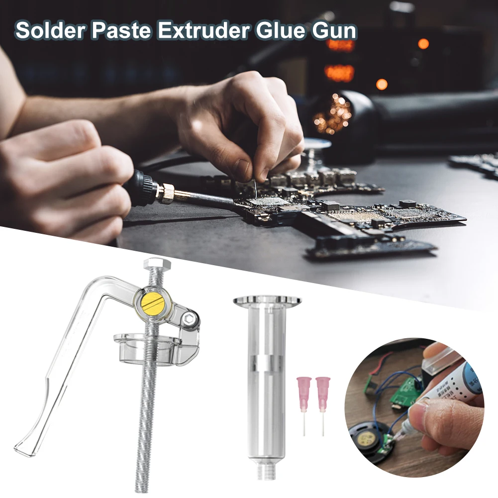 Solder Paste Extruder Glue Gun Welding Oil Green Oil Booster UV Glue Booster Circuit Board Repair Soldering Accessories
Solder Paste Extruder Glue Gun Welding Oil Green Oil Booster UV Glue Booster Circuit Board Repair Soldering Accessories