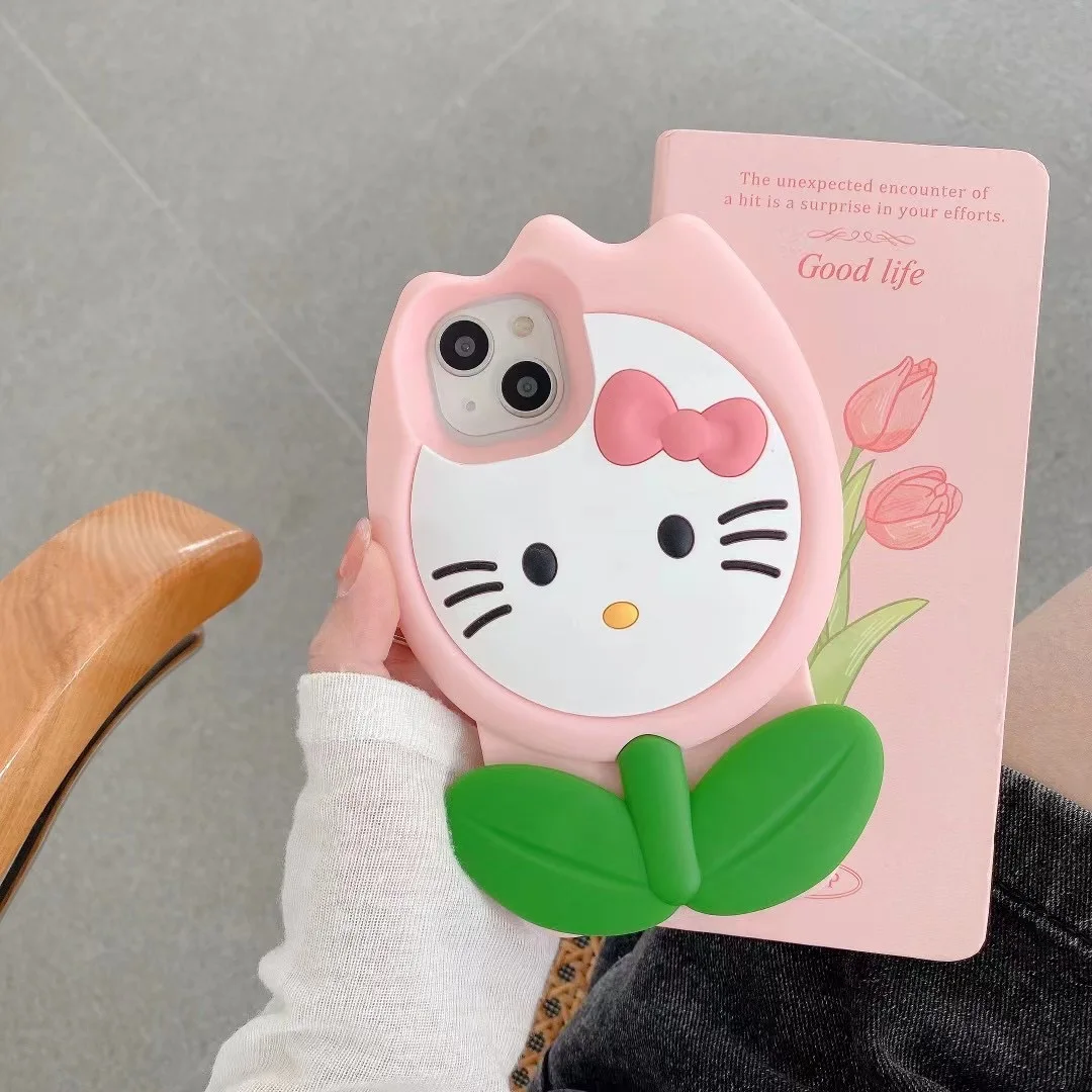 3D Sanrio Hello Kitty cute pink tulips the flowers Silicone Soft Shell Phone Cases For iPhone 14 13 12 11 Pro Max Back Cover
3D Sanrio Hello Kitty cute pink tulips the flowers Silicone Soft Shell Phone Cases For iPhone 14 13 12 11 Pro Max Back Cover