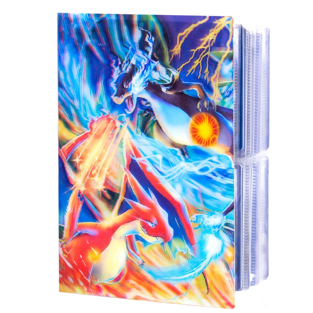 240Pcs 3D Holographic Pokemon Card Game Album Collection Holder Toys Anime Map Game Card Binder Folder Top Loaded List Kids Gift
240Pcs 3D Holographic Pokemon Card Game Album Collection Holder Toys Anime Map Game Card Binder Folder Top Loaded List Kids Gift