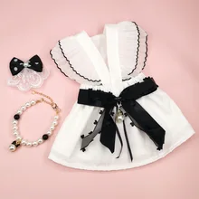 Cat Clothes Pet Supplies Wedding Suit Dress Cat Dog Dress Teddy Gauze Skirt Puppy Clothes Pomeranian Cat Princess Skirt