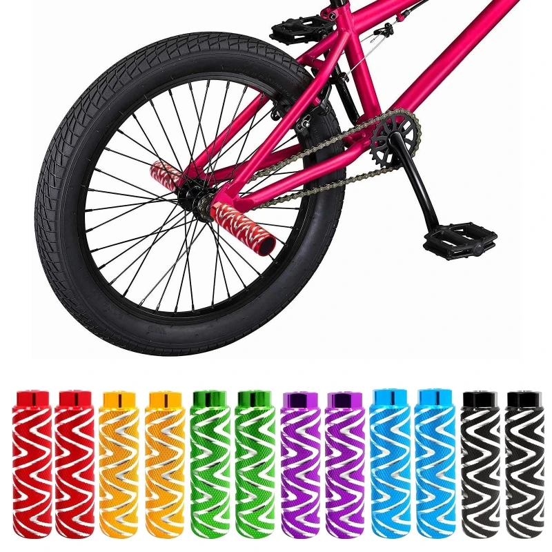 2Pcs Bicycle Pegs Aluminum Alloy Non-slip Lead Foot Bicycles Pegs 3/8 inch Axles
2Pcs Bicycle Pegs Aluminum Alloy Non-slip Lead Foot Bicycles Pegs 3/8 inch Axles