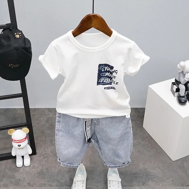 2022 Fashion Summer Toddler Baby Boys Girls Outfits Suit Cute Cotton T-Shirt + Shorts 2pcs Suits Kids Children Clothes Set
2022 Fashion Summer Toddler Baby Boys Girls Outfits Suit Cute Cotton T-Shirt + Shorts 2pcs Suits Kids Children Clothes Set