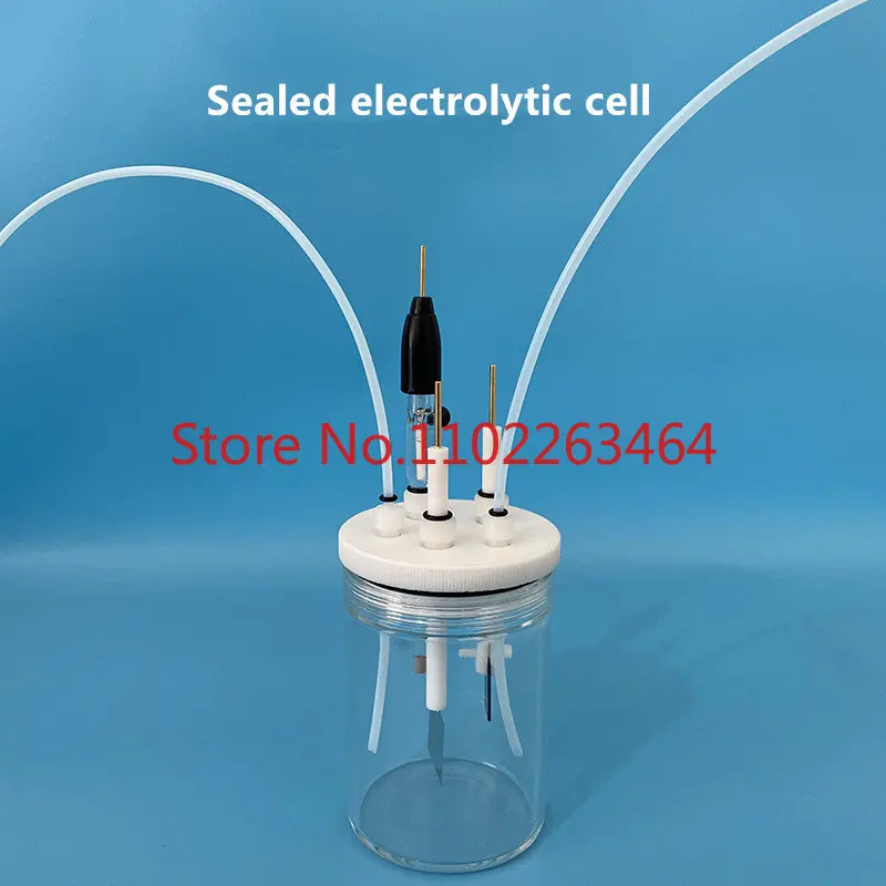 Sealed electrolytic cell, three electrode system electrolytic cell, micro sealed electrolytic reactor. Matching electrode.
Sealed electrolytic cell, three electrode system electrolytic cell, micro sealed electrolytic reactor. Matching electrode.