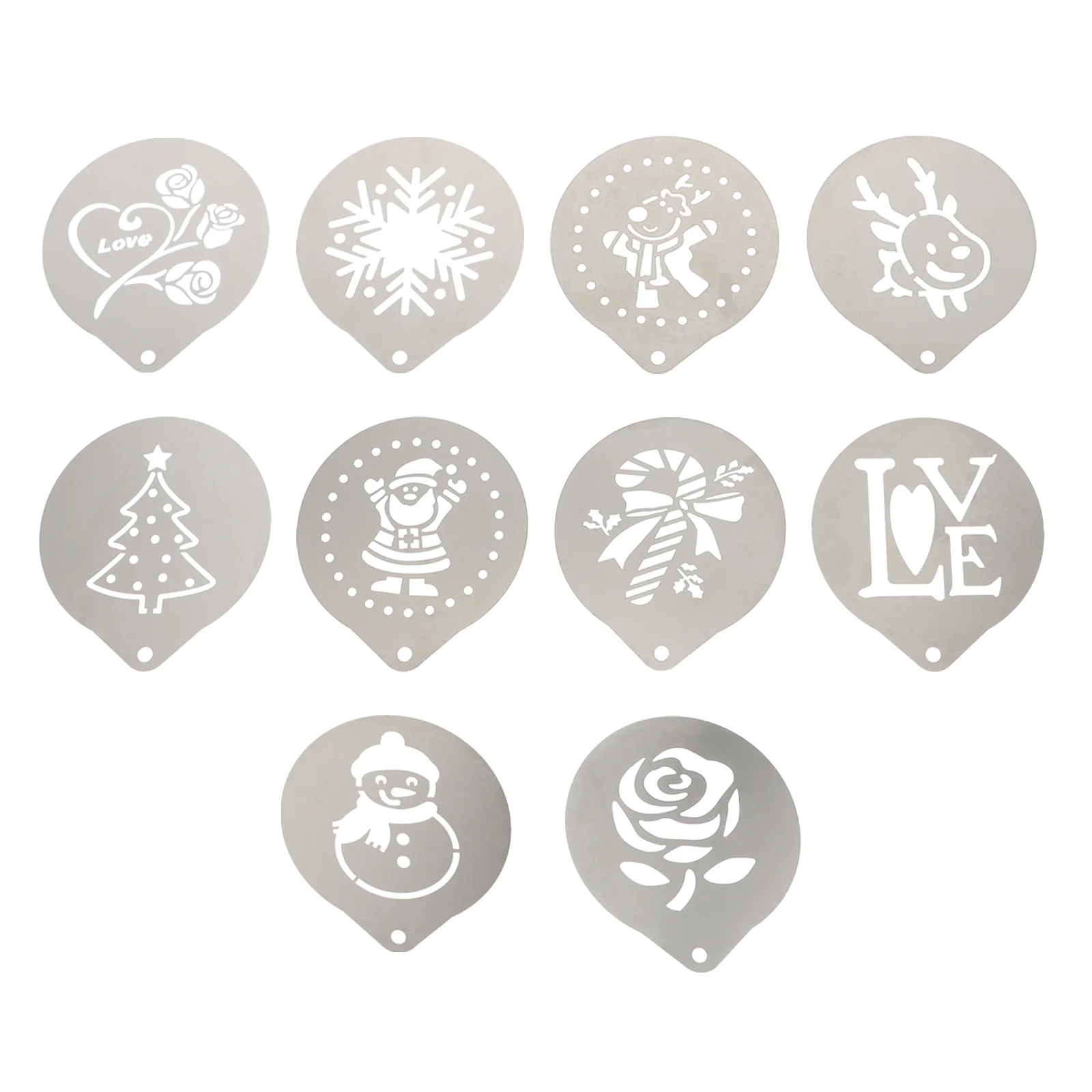 10pcs Christmas Stencils Templates Reusable Craft Drawing Painting Template Xmas Stencils for Greeting Cards Albums Scrapbook
10pcs Christmas Stencils Templates Reusable Craft Drawing Painting Template Xmas Stencils for Greeting Cards Albums Scrapbook