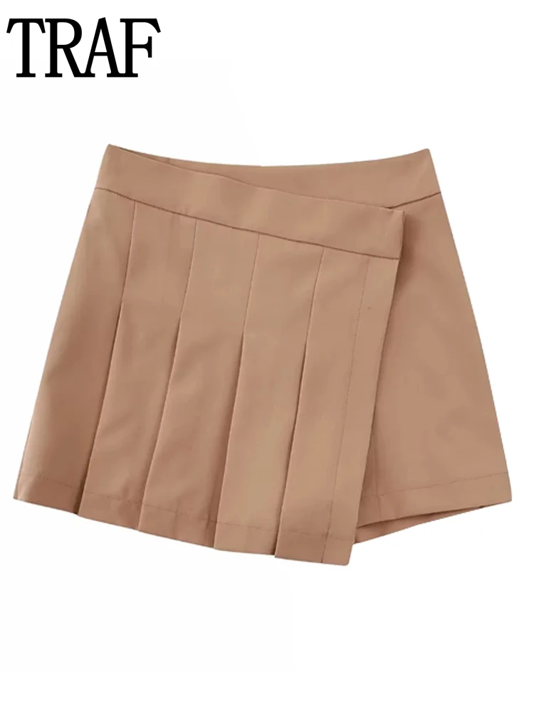 TRAF Pleated Skirt Pants Women Winter 2023 Mid Rise Striped Black Skirt Shorts Streetwear Asymmetric Skort Fashion Womens Skirts
TRAF Pleated Skirt Pants Women Winter 2023 Mid Rise Striped Black Skirt Shorts Streetwear Asymmetric Skort Fashion Womens Skirts