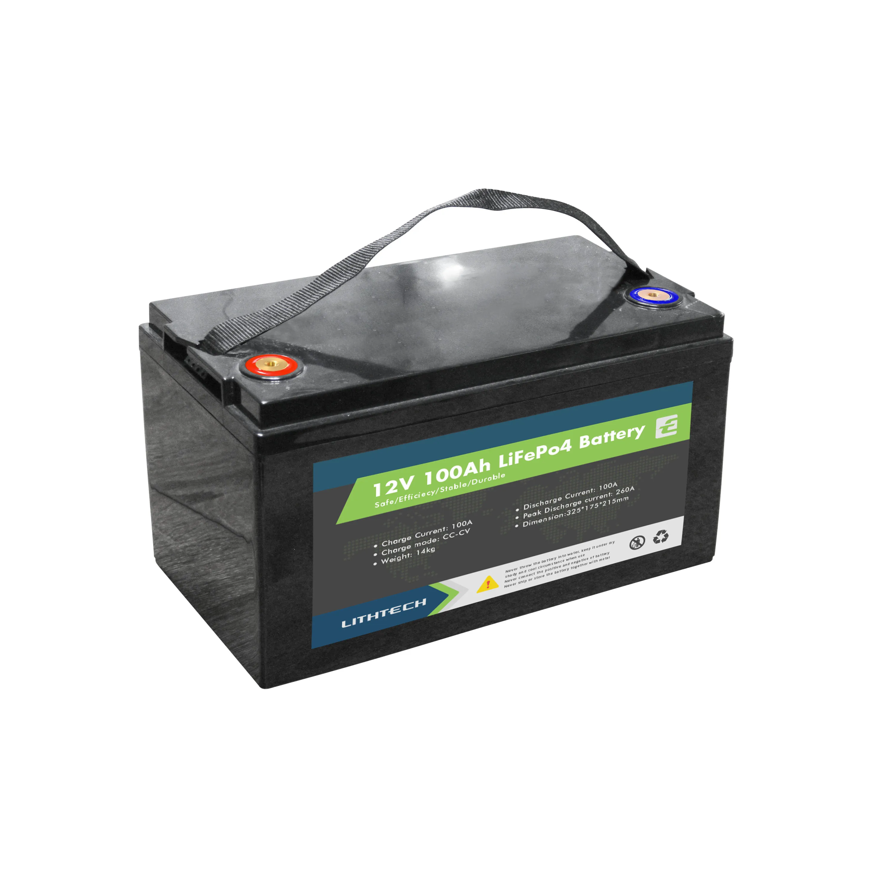 Deep Cycle With BMS Lifepo4 12V Lithium Ion Solar Battery 100Ah For Energy Storage System
Deep Cycle With BMS Lifepo4 12V Lithium Ion Solar Battery 100Ah For Energy Storage System