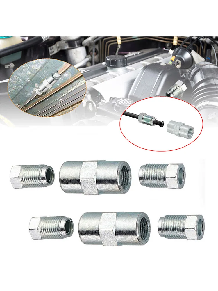 4 PCS Brake Pipe 2 Qty 2 Way Female Connector With 4 M10 10mm Male Nuts 3 / 16 \" Unio Male Brake Nuts Short
4 PCS Brake Pipe 2 Qty 2 Way Female Connector With 4 M10 10mm Male Nuts 3 / 16 \" Unio Male Brake Nuts Short