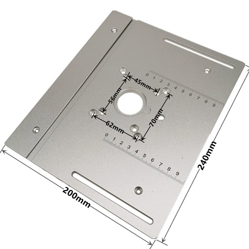 Router Table Insert Plate for Wood Milling, Small and Practical Size, Made with Premium Aluminum Alloy Material
Router Table Insert Plate for Wood Milling, Small and Practical Size, Made with Premium Aluminum Alloy Material