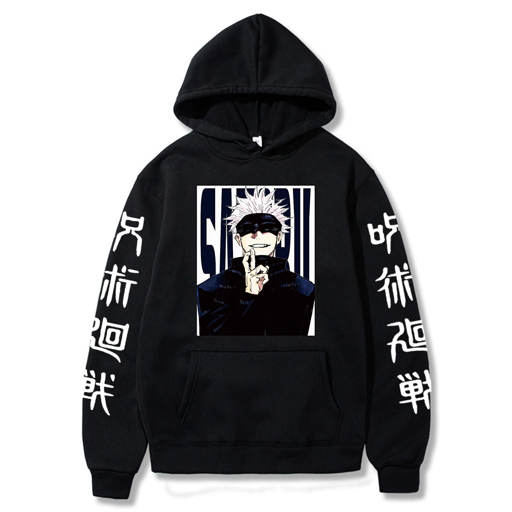 2022 Japanse Anime Hoodies Jujutsu Kaisen Satoru Gojo Grafische Hoodie Anime Streetwear Harajuku Sweatshirts Mannelijke Tops
2022 Japanse Anime Hoodies Jujutsu Kaisen Satoru Gojo Grafische Hoodie Anime Streetwear Harajuku Sweatshirts Mannelijke Tops