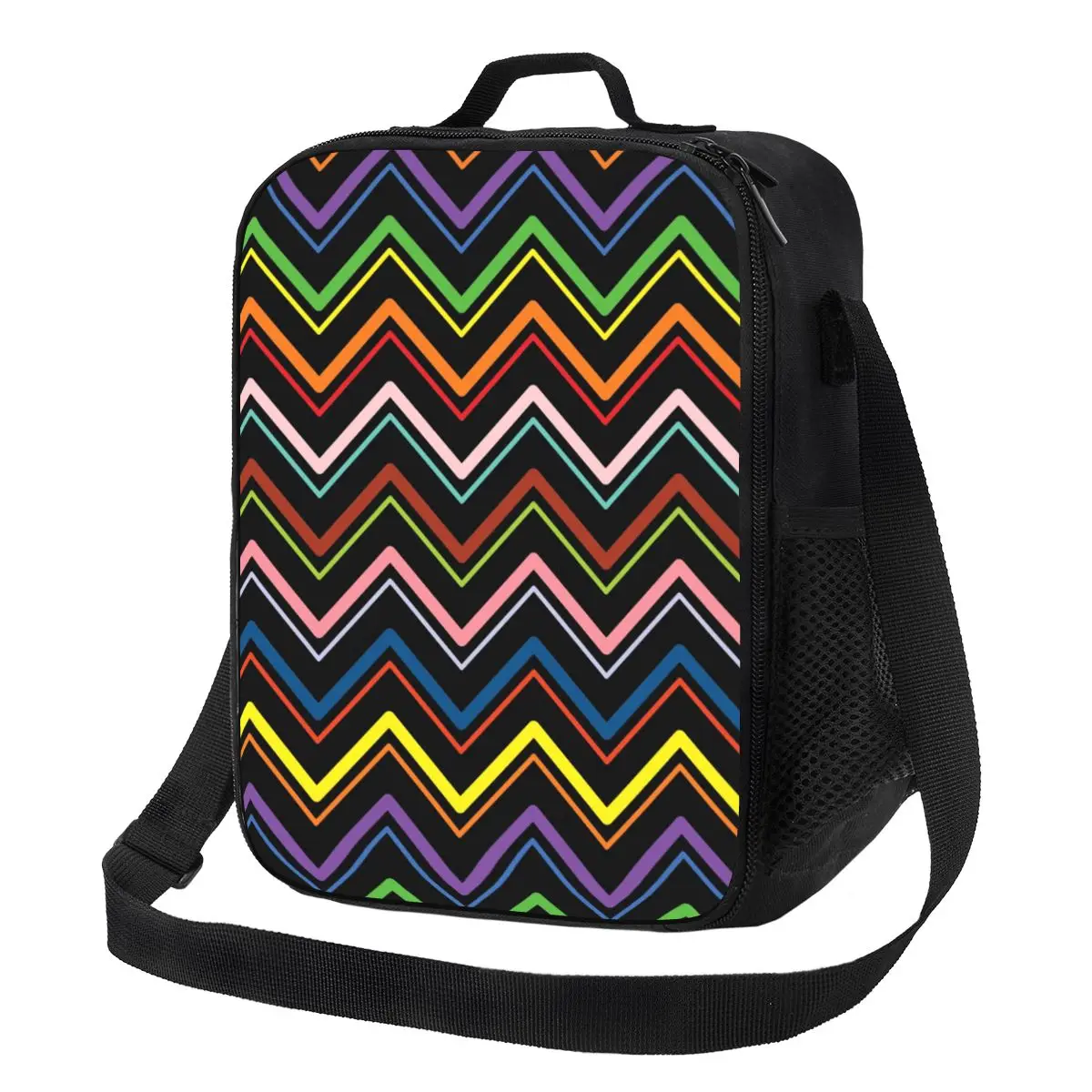 Zigzag Pattern Insulated Lunch Bag for Women Bohemian Zig Zag Pastel Thermal Cooler Bento Box Kids School Children
Zigzag Pattern Insulated Lunch Bag for Women Bohemian Zig Zag Pastel Thermal Cooler Bento Box Kids School Children