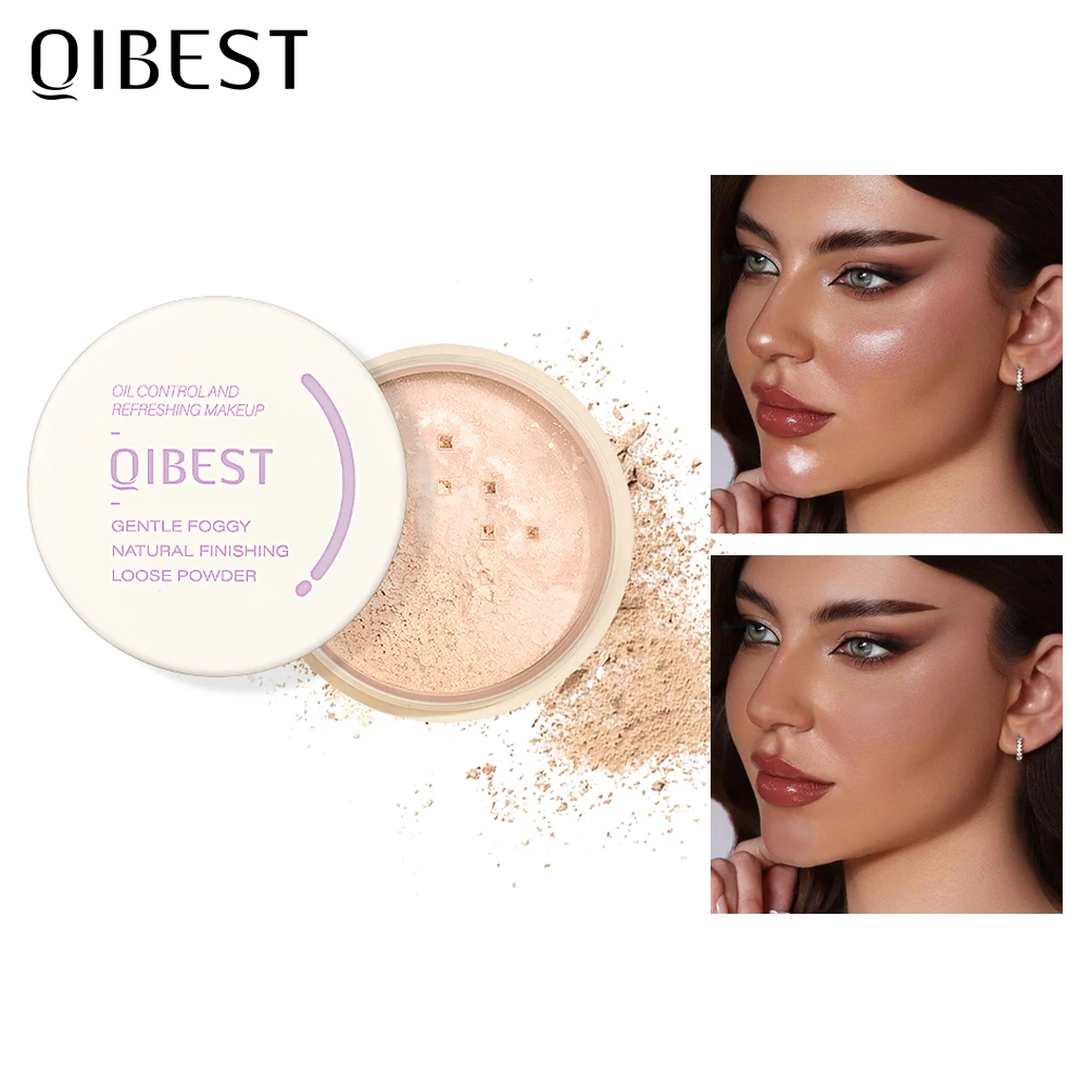 QIBEST Face Powder Smooth Foundation Pressed Powder Makeup Loose Powder Concealer Pores Cover Whitening Brighten Base Cosmetics
QIBEST Face Powder Smooth Foundation Pressed Powder Makeup Loose Powder Concealer Pores Cover Whitening Brighten Base Cosmetics