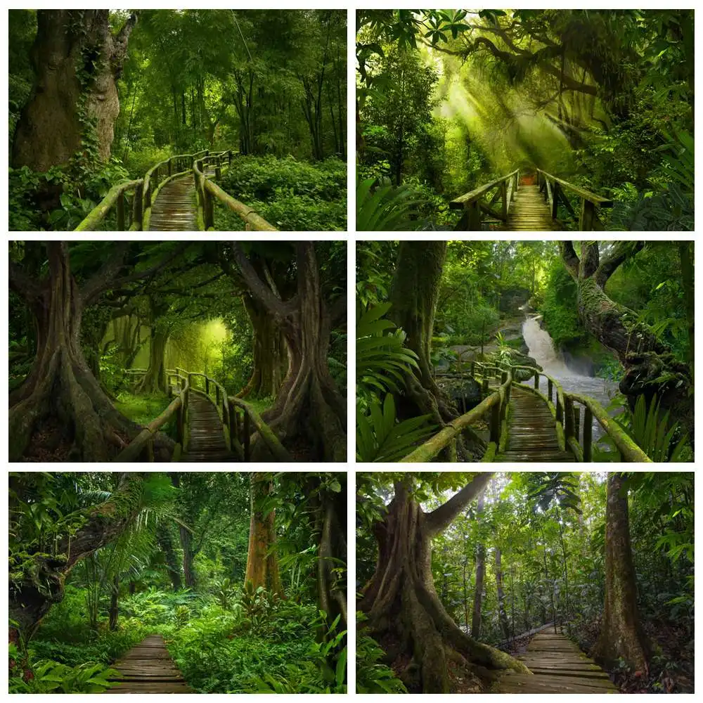 Jungle Forest Photography Backdrop Birthday Decoration Natural Spring Scene Children Camping Outing Studio Photocall Backgrounds
Jungle Forest Photography Backdrop Birthday Decoration Natural Spring Scene Children Camping Outing Studio Photocall Backgrounds