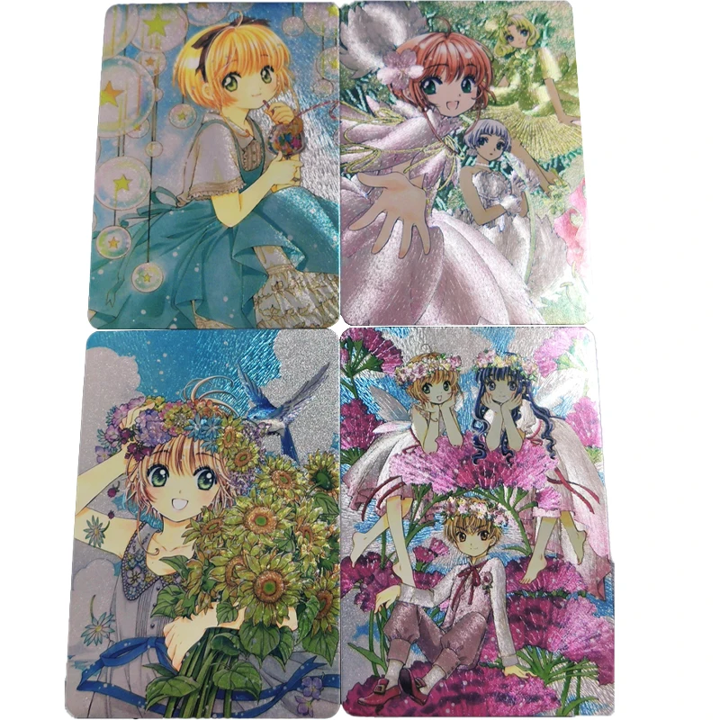 Kawaii Card Captor Limited Edition Flash Card KINOMOTO SAKURA Flash Card Set of 4 
Kawaii Card Captor Limited Edition Flash Card KINOMOTO SAKURA Flash Card Set of 4