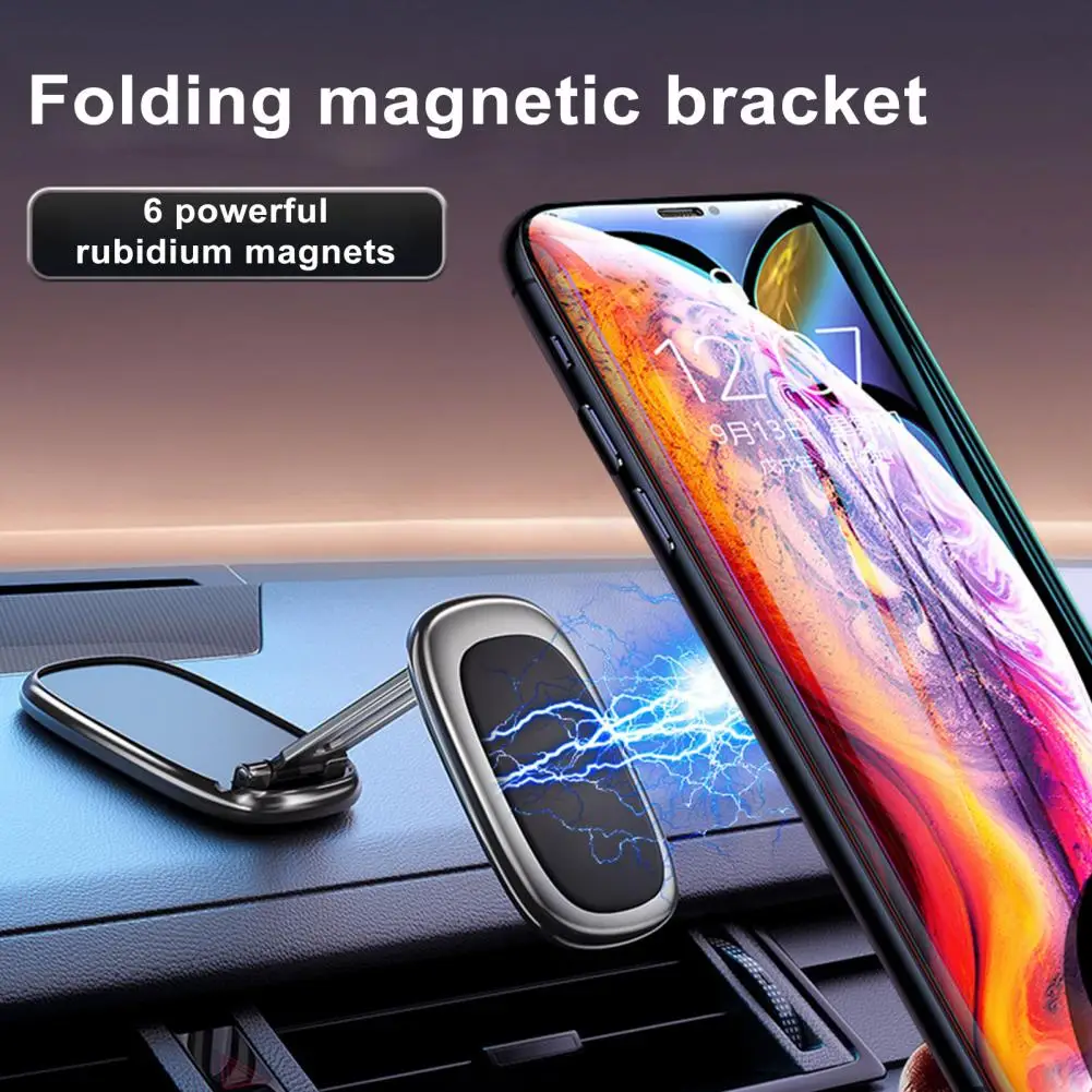 6 Magnetic Suction Car Phone Holder Self-adhesive Strong Load Bearing Visible Folding 360 Degree Rotating Auto Phone Mount
6 Magnetic Suction Car Phone Holder Self-adhesive Strong Load Bearing Visible Folding 360 Degree Rotating Auto Phone Mount