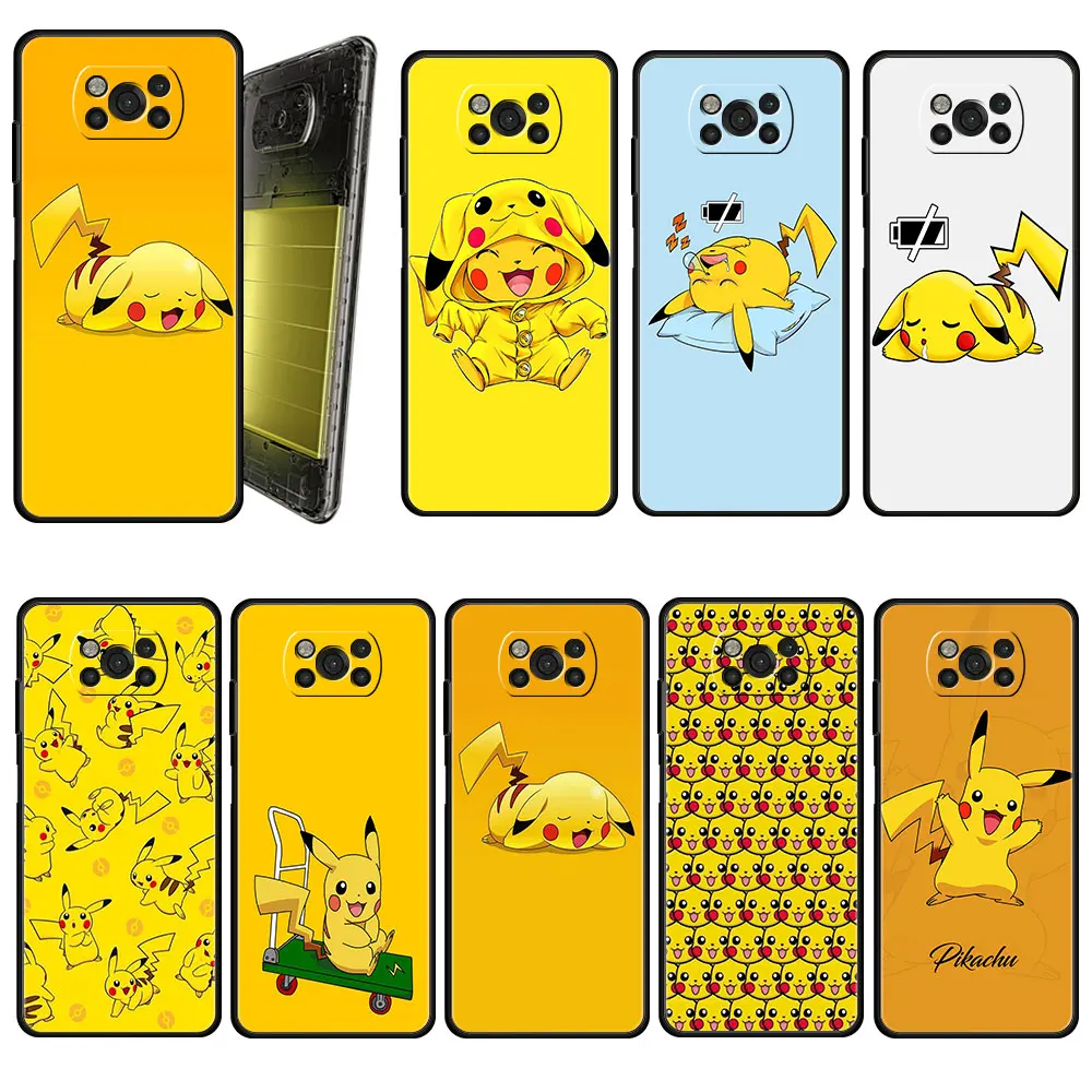 Pikachu Pikas Phone Case for Xiaomi POCO X3 M3 M4 Pro NFC MI 12 11 11T 12pro 10T 10 9T Note 10 lite Cover Silicone Bandai Funda
Pikachu Pikas Phone Case for Xiaomi POCO X3 M3 M4 Pro NFC MI 12 11 11T 12pro 10T 10 9T Note 10 lite Cover Silicone Bandai Funda