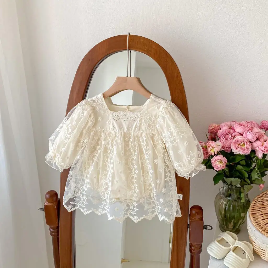 Baby Clothes Autumn Baby Girls Long Sleeve Lace Mesh Bodysuit Dress Cotton Toddler Embroidery Flower Dress Infant Cute One Piece 
Baby Clothes Autumn Baby Girls Long Sleeve Lace Mesh Bodysuit Dress Cotton Toddler Embroidery Flower Dress Infant Cute One Piece