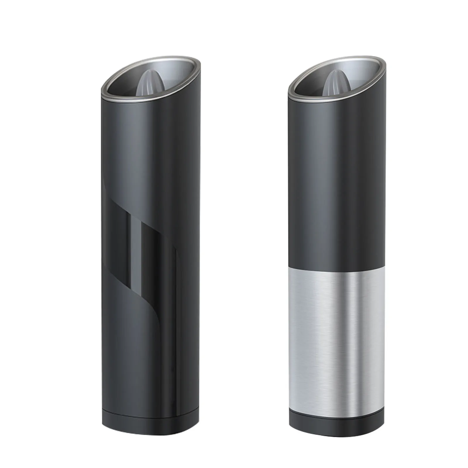 Electric Salt And Pepper Mill Set 20.3*5.6cm Black/Silver Pepper Mill LED Light Reminder Convenient Kitchen Parts
Electric Salt And Pepper Mill Set 20.3*5.6cm Black/Silver Pepper Mill LED Light Reminder Convenient Kitchen Parts