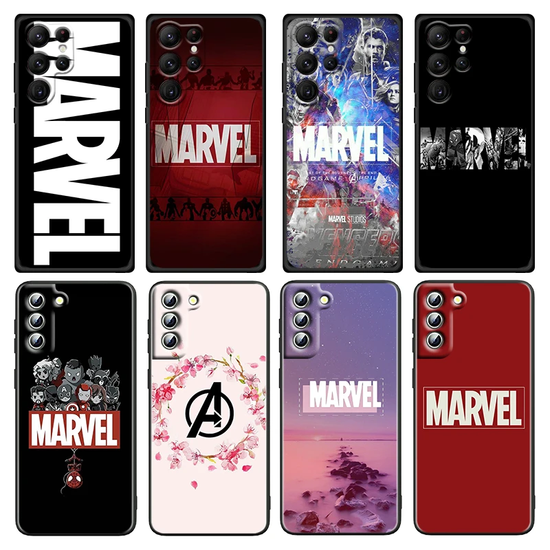 Marvel Logo For Samsung Galaxy S23 S22 S21 S20 Ultra Plus Pro S10 S9 S8 S7 4G 5G Silicone Black Phone Case
Marvel Logo For Samsung Galaxy S23 S22 S21 S20 Ultra Plus Pro S10 S9 S8 S7 4G 5G Silicone Black Phone Case