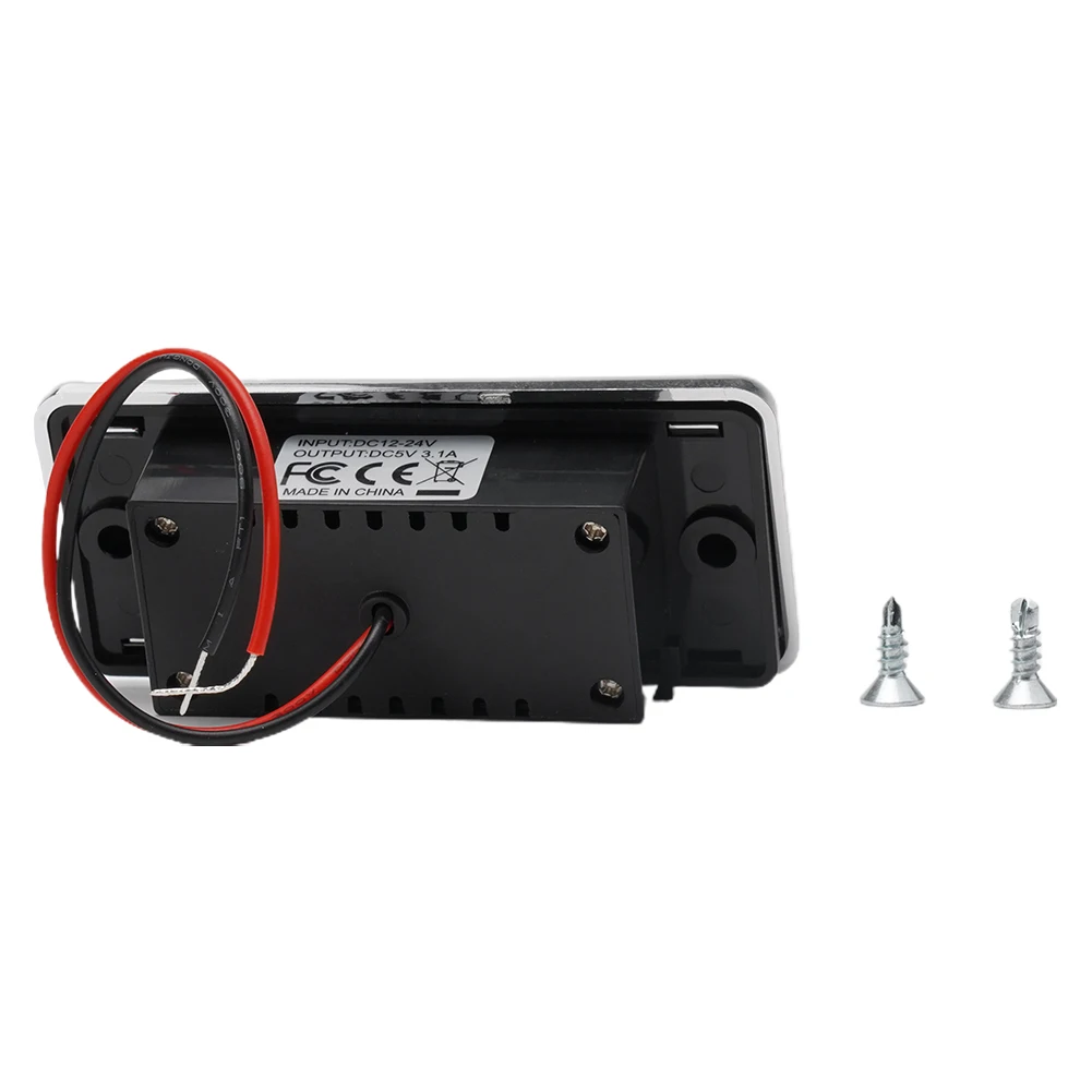 Useful Durable Dual Usb Ports Socket Charger Dual USB Charger 12V/24V 3.1A USB Charger 3pcs Intelligent Circuit
Useful Durable Dual Usb Ports Socket Charger Dual USB Charger 12V/24V 3.1A USB Charger 3pcs Intelligent Circuit