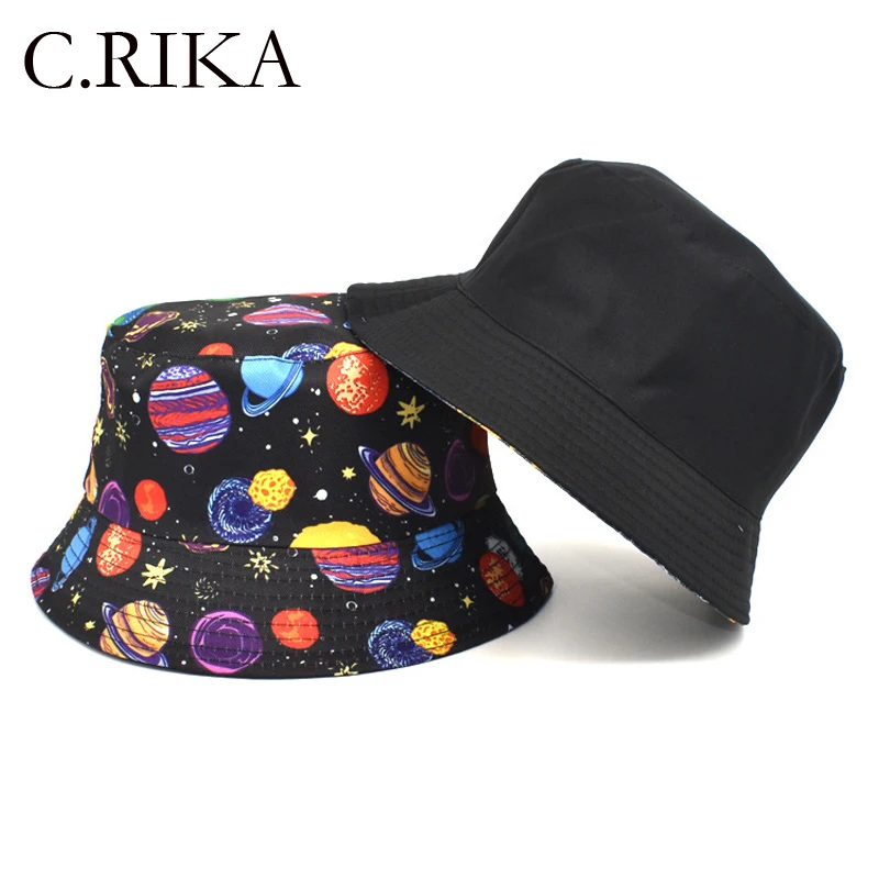 2022 New Starry Sky Print Two Side Bucket Hat for Men Women Summer Panama Casual Hip Hop Fisherman Hat Girl Travel Shade Sun Hat
2022 New Starry Sky Print Two Side Bucket Hat for Men Women Summer Panama Casual Hip Hop Fisherman Hat Girl Travel Shade Sun Hat
