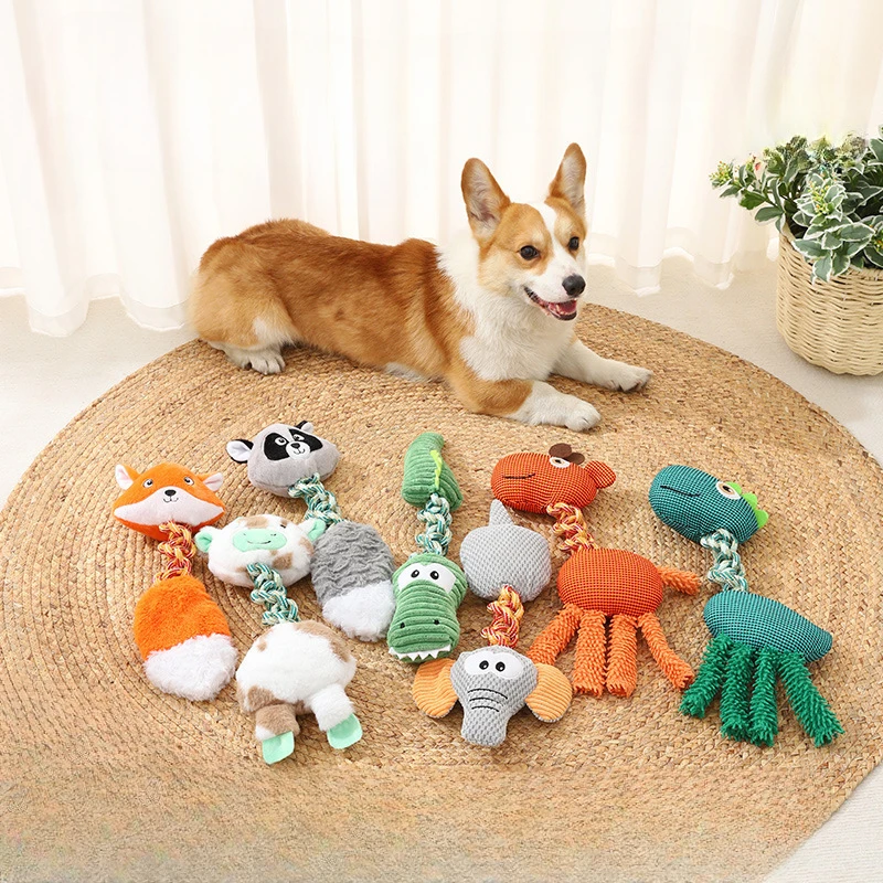 Pet Chew Toy Dog Bite Toy Interactive Squeaky BiteResistant Interesting Longlasting Anxiety Reduction for Garden Bedroom
Pet Chew Toy Dog Bite Toy Interactive Squeaky BiteResistant Interesting Longlasting Anxiety Reduction for Garden Bedroom