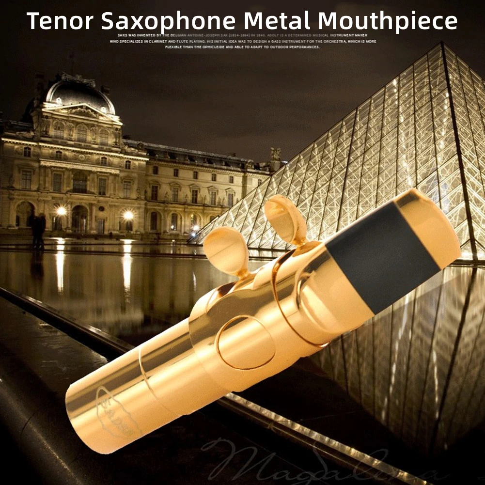 High Quality Professional Tenor Saxophone Metal Mouthpiece Size 56789 With Ligature And Cap Mouth Pieces Accessories
High Quality Professional Tenor Saxophone Metal Mouthpiece Size 56789 With Ligature And Cap Mouth Pieces Accessories