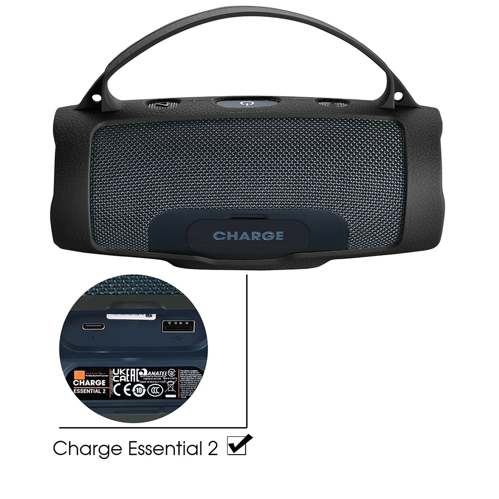 Silicone Protective Case Portable Bluetooth-compatible Speakers Case Anti-Scratch Speakers Cover Case for JBL Charge Essential 2
Silicone Protective Case Portable Bluetooth-compatible Speakers Case Anti-Scratch Speakers Cover Case for JBL Charge Essential 2