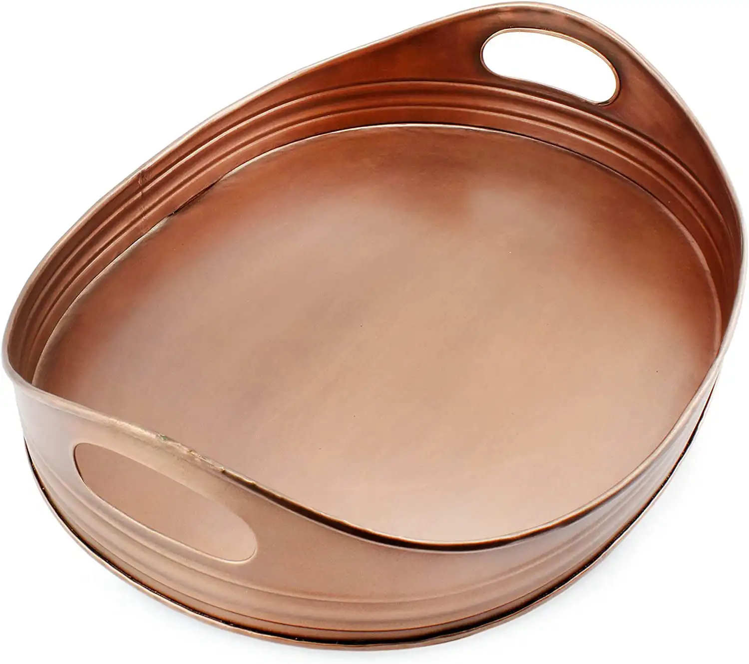Free Shipping AuldHome Rustic Oval Copper Tray (16.5 x 12.5 In.); Farmhouse Metal Serving Tray
Free Shipping AuldHome Rustic Oval Copper Tray (16.5 x 12.5 In.); Farmhouse Metal Serving Tray