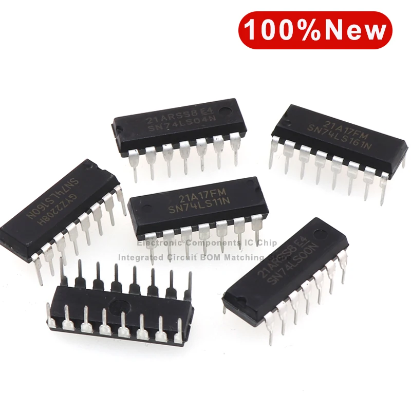 5pcs/Lot SN74LS00N SN74LS02N SN74LS04N SN74LS08N SN74LS08N SN74LS20N SN74LS138N SN74LS48N SN74LS32N SN74LS160N SN74LS86N 161 192
5pcs/Lot SN74LS00N SN74LS02N SN74LS04N SN74LS08N SN74LS08N SN74LS20N SN74LS138N SN74LS48N SN74LS32N SN74LS160N SN74LS86N 161 192