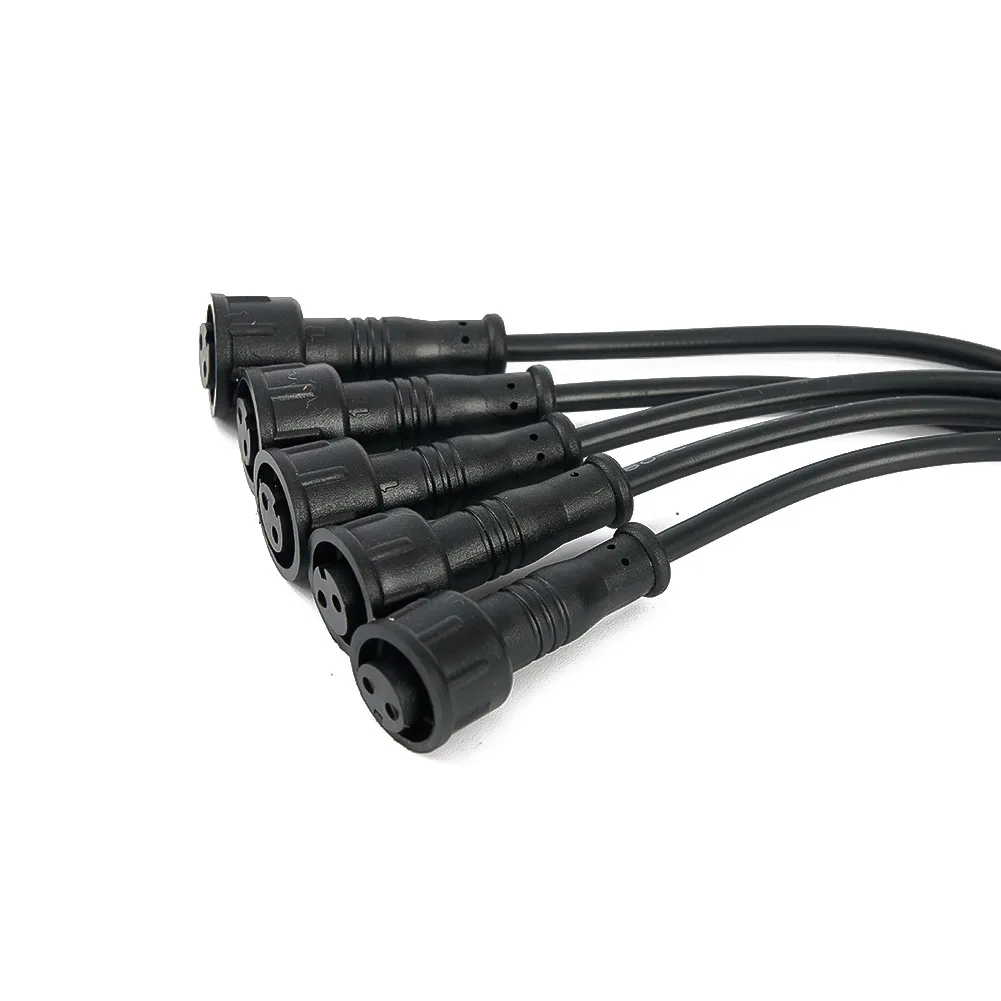 5 Pairs 2Pin IP65 Waterproof Connector 0.3mm Male & Female Black Cable 22AWG Electrical Connectors Electrical Equipment
5 Pairs 2Pin IP65 Waterproof Connector 0.3mm Male & Female Black Cable 22AWG Electrical Connectors Electrical Equipment