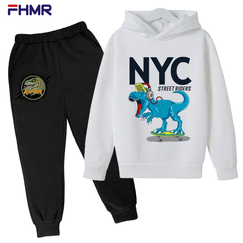 2 PCs Suits Dinosaur Sweatshirt Teen Boys Autumn Hoodies For Children Clothing Sets Girls Kawaii Sweatshirts kids Sportswear
2 PCs Suits Dinosaur Sweatshirt Teen Boys Autumn Hoodies For Children Clothing Sets Girls Kawaii Sweatshirts kids Sportswear