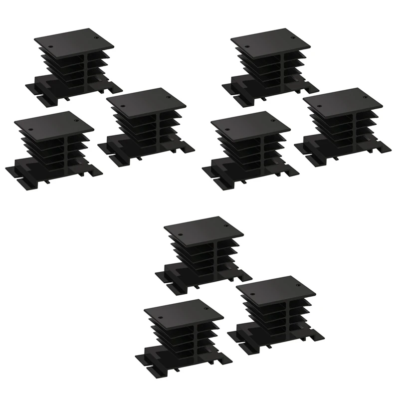 9PCS Heatsink PID Temperature Controller Heat Sink For Solid State Relay And SSR Radiator Module Black For SSR-10,25,40A
9PCS Heatsink PID Temperature Controller Heat Sink For Solid State Relay And SSR Radiator Module Black For SSR-10,25,40A