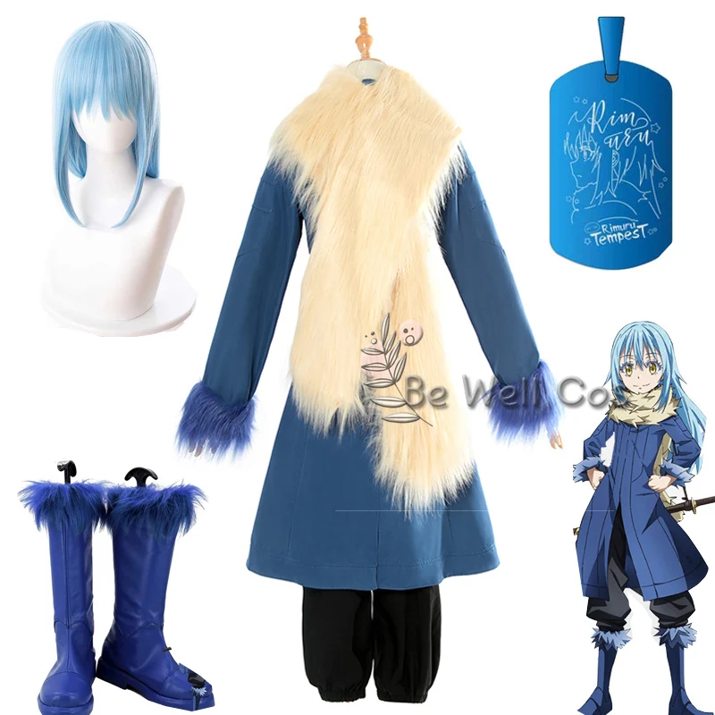 Anime Rimuru Tempest Cosplay Costume That Time I Got Reincarnated as A Slime Wig Mask Pendant Shoes For Adult Halloween Party
Anime Rimuru Tempest Cosplay Costume That Time I Got Reincarnated as A Slime Wig Mask Pendant Shoes For Adult Halloween Party
