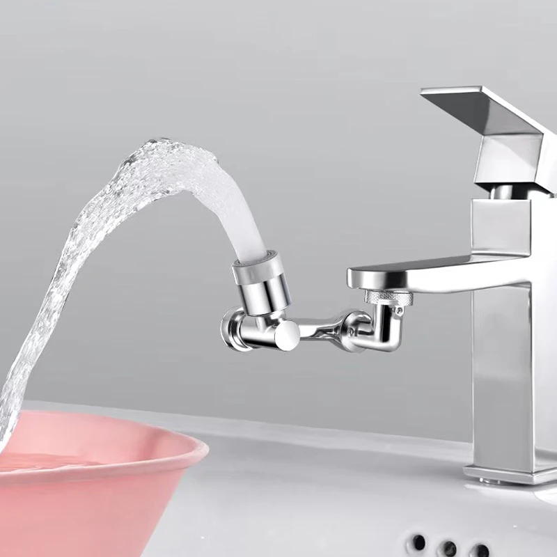 Universal 1080° Rotatable Faucet Aerator Extender Cuprum Splash Filter Bubbler Nozzle Robotic Arm for Kitchen Bathroom Dual-Mod
Universal 1080° Rotatable Faucet Aerator Extender Cuprum Splash Filter Bubbler Nozzle Robotic Arm for Kitchen Bathroom Dual-Mod