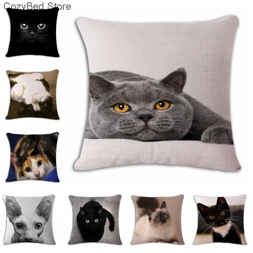 Show MOE Cute Cat Cushion Cover Print Linen Affection Sofa Car Seat Family Home Decorative Throw Pillow Case Housse De Coussin
Show MOE Cute Cat Cushion Cover Print Linen Affection Sofa Car Seat Family Home Decorative Throw Pillow Case Housse De Coussin