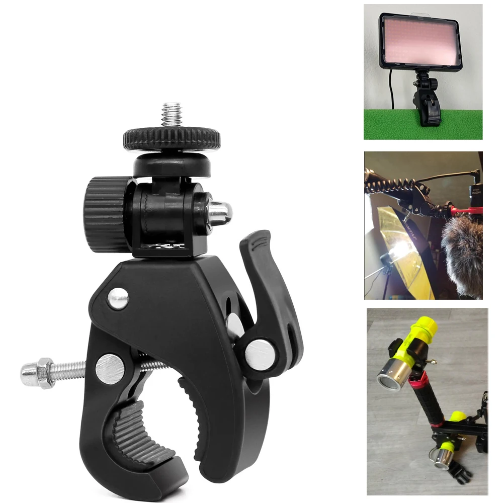 Photography Prop Kit Super Clamp with 1/4" Screw for Speedlight LCD Monitor DV Recorder Camera Flashes Microphone
Photography Prop Kit Super Clamp with 1/4" Screw for Speedlight LCD Monitor DV Recorder Camera Flashes Microphone