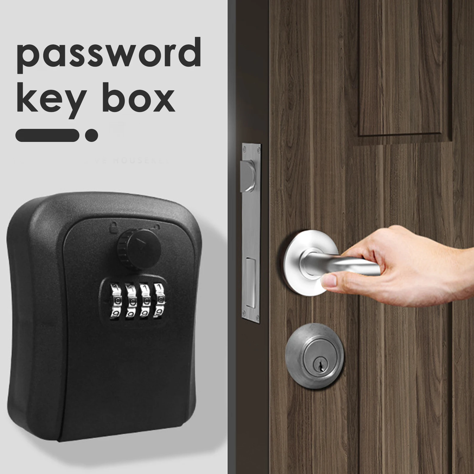 Wall-Mounted Storage Password Key Box ABS Storage Box 4 Digit Combination Security Lock Keyless Home Safe Password Key Box
Wall-Mounted Storage Password Key Box ABS Storage Box 4 Digit Combination Security Lock Keyless Home Safe Password Key Box