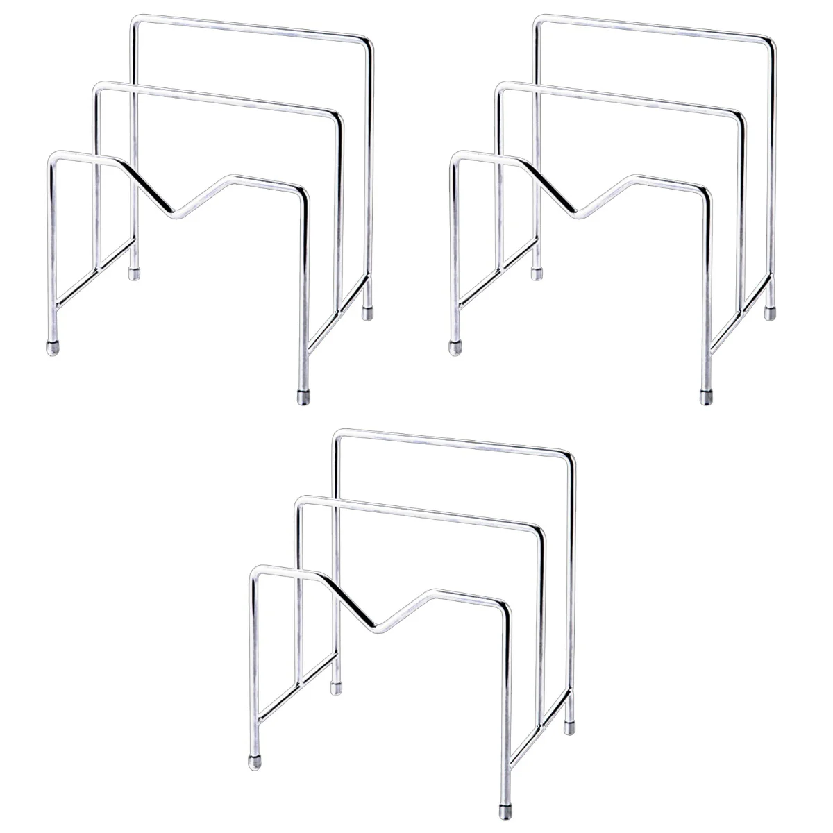 3 Kitchen Storage Rack Household Stainless Steel Multi-layer Multi-function Pot Lid Holder Storager Rack 
3 Kitchen Storage Rack Household Stainless Steel Multi-layer Multi-function Pot Lid Holder Storager Rack