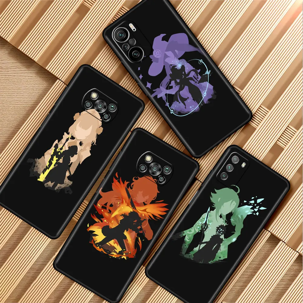 Genshin Impact Xiao Mona Black Case For Xiaomi Mi Poco X3 X4 NFC Pro M3 F4 GT F1 11T 11 Lite for Redmi Note 10 8 9S Phone fundas
Genshin Impact Xiao Mona Black Case For Xiaomi Mi Poco X3 X4 NFC Pro M3 F4 GT F1 11T 11 Lite for Redmi Note 10 8 9S Phone fundas