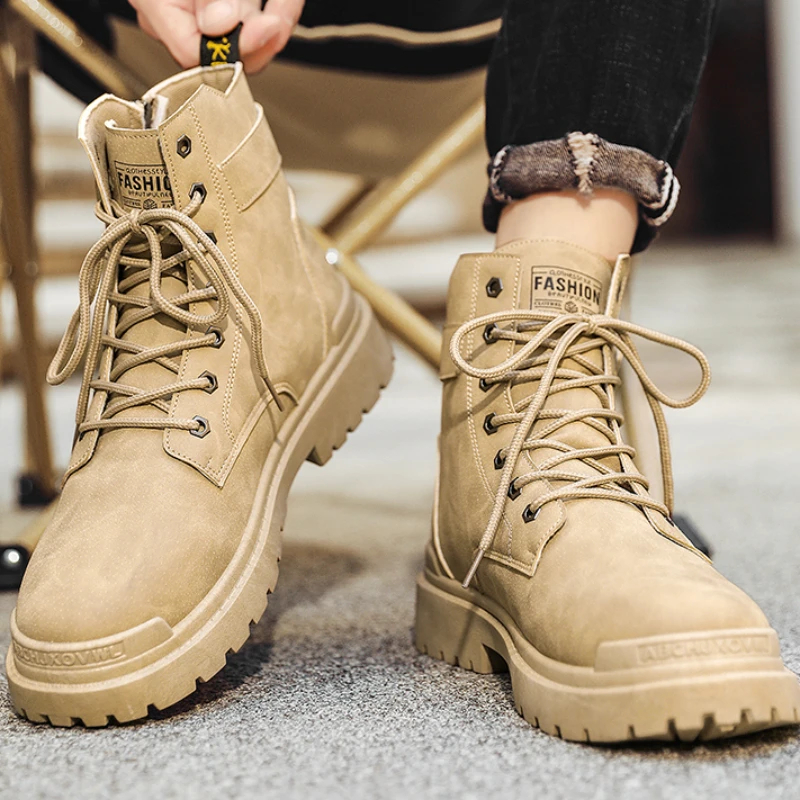 Winter Men Boots Waterproof Warm Fur Snow Boots Men Outdoor Work Casual Shoes Military Combat Rubber Ankle Fashion Solid Boots
Winter Men Boots Waterproof Warm Fur Snow Boots Men Outdoor Work Casual Shoes Military Combat Rubber Ankle Fashion Solid Boots