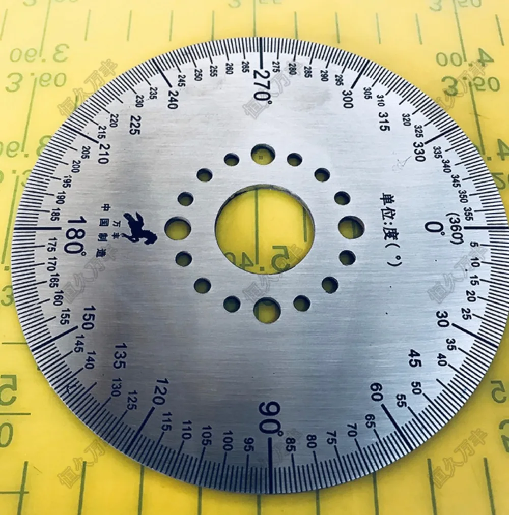 Diameter:100mm inner hole:20mm thickness:2mm 360 degree dial plate Stainless steel disc Diameter:70mm
Diameter:100mm inner hole:20mm thickness:2mm 360 degree dial plate Stainless steel disc Diameter:70mm