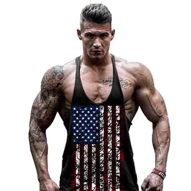 Fashion 2019 Summer Sport GYM USA Printed Vintage Muscle Sweet Joggers Male Solid Bodybuilding Golds Men Undershirt Tank Top
Fashion 2019 Summer Sport GYM USA Printed Vintage Muscle Sweet Joggers Male Solid Bodybuilding Golds Men Undershirt Tank Top