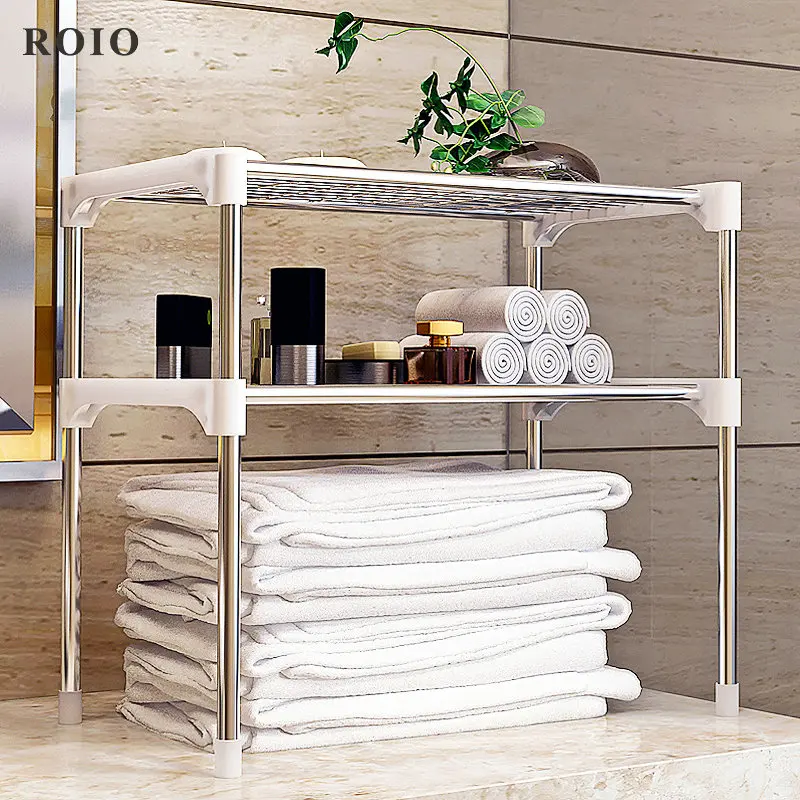 Shelf Detachable Rack Kitchen Tableware Adjustable Stainless Steel Microwave Oven Shelves Home Bathroom Storage Rack Holder
Shelf Detachable Rack Kitchen Tableware Adjustable Stainless Steel Microwave Oven Shelves Home Bathroom Storage Rack Holder
