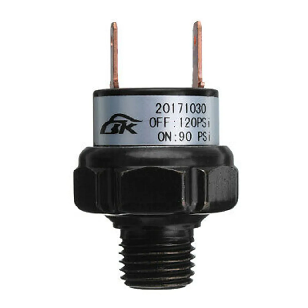 Heavy Duty 90-120 PSI Valve 1/4'' NPT End Air Compressor Tank Pressure Control Switch Control Valve 4 Port 12V 821673
Heavy Duty 90-120 PSI Valve 1/4'' NPT End Air Compressor Tank Pressure Control Switch Control Valve 4 Port 12V 821673