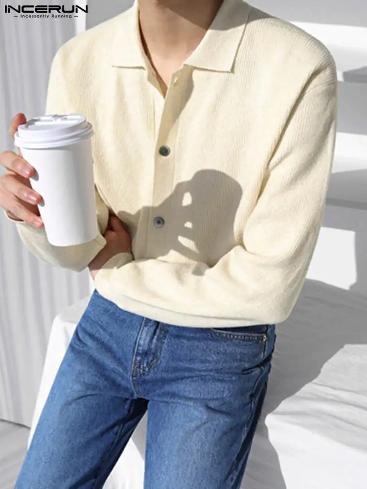INCERUN Tops 2022 Korean Style New Men Loose Comfortable Blouse Fashion Solid All-match Knitted Long-sleeved Lapel Shirts S-5XL
INCERUN Tops 2022 Korean Style New Men Loose Comfortable Blouse Fashion Solid All-match Knitted Long-sleeved Lapel Shirts S-5XL