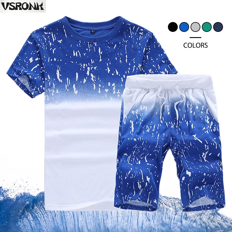 Tracksuit Male 2022 Men Fashion Short Sleeve T-Shirt + Shorts Men Sports Suit Man Casual Summer Men Workout Shorts 2 Pieces Sets
Tracksuit Male 2022 Men Fashion Short Sleeve T-Shirt + Shorts Men Sports Suit Man Casual Summer Men Workout Shorts 2 Pieces Sets